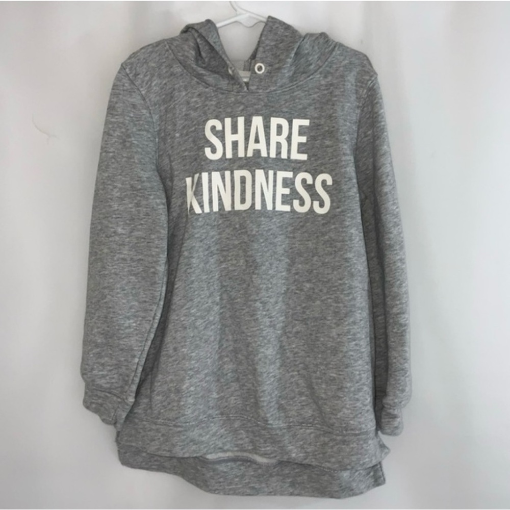 Girl’s Cat & Jack Hoodie Share Kindness Tunic Size S (6/6X)
